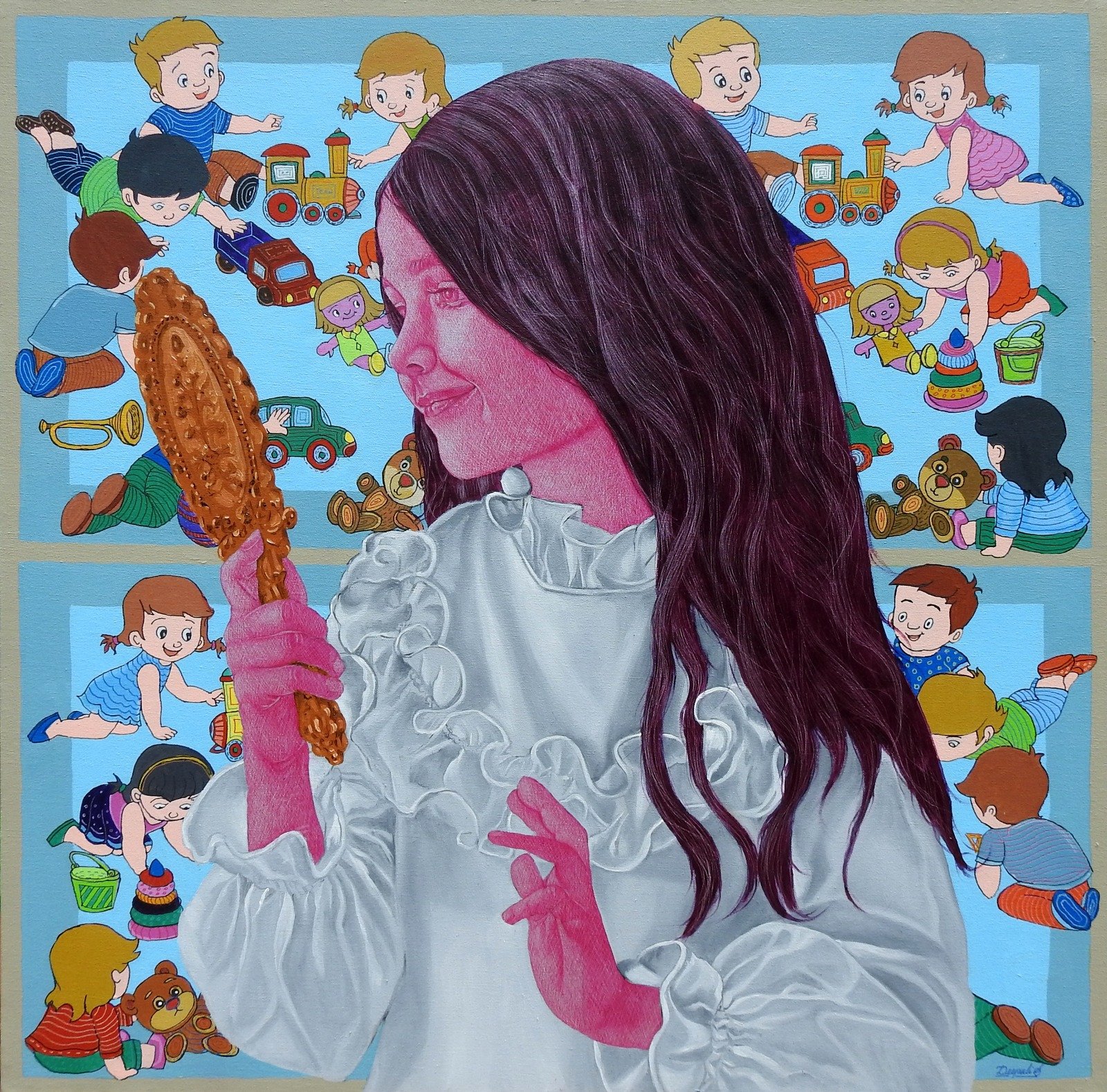 Childhood Secrets 36" x 36"